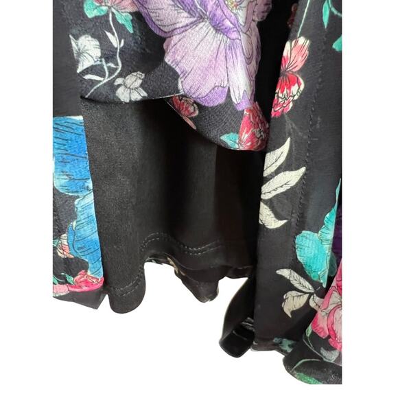 Express floral front zipper romper with pockets New - Picture 7 of 12